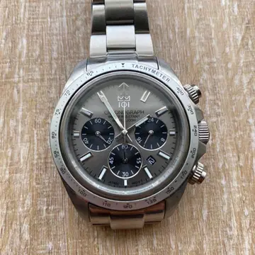 HYAKUICHI 101 크로노그래프 손목시계 그레이