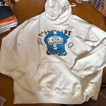 한교동 화이트 후드티 3XL