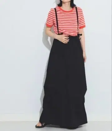 BEAMS BOY / ARMY 오버 팬츠 어레인지 원피스