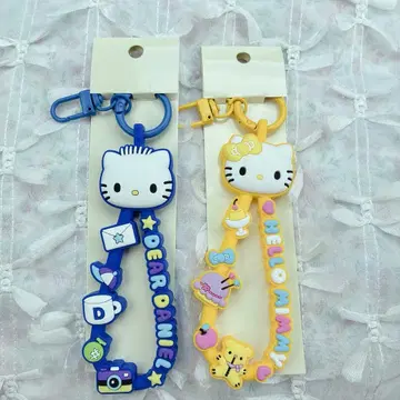 산리오 캐릭터 대상 고무줄 키링 다니엘 헬로미미