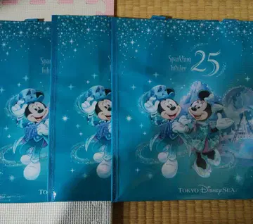 디즈니씨 25주년 쇼핑백 XS 3개