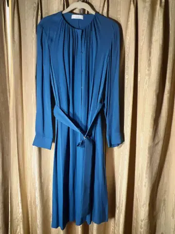 BOSS HUGO BOSS 블루 긴팔 원피스 M