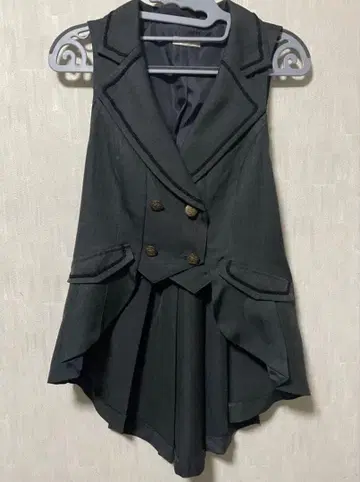 새상품급 axes femme POETIQUE 더블 버튼 롱 베스트