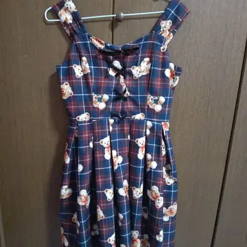 앙크루즈 원피스 곰돌이 인형