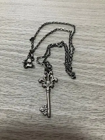 실버 925 열쇠 펜던트 체인 50cm