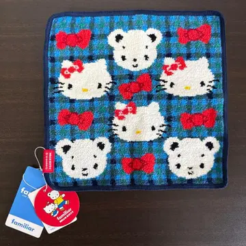 familiar 파미리아 산리오 헬로키티 타월 손수건 파랑