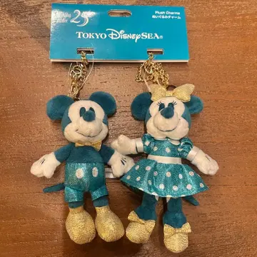 디즈니씨 25주년 봉제 인형 참 미키미니 페어 쥬빌리