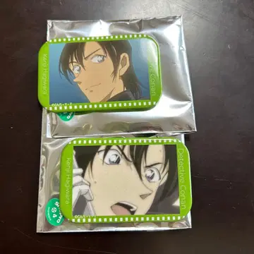 명탐정 코난 스퀘어 캔뱃지 컬렉션 하기와라 켄지