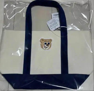 페이러 올드 테디 와펜 토트백 아이보리 네이비