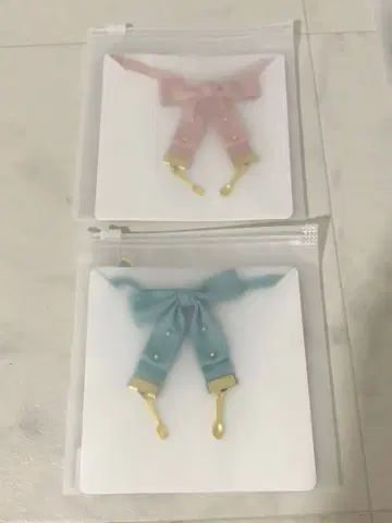 melody.c 아웃핏 1/4 리본 S 핑크 블루