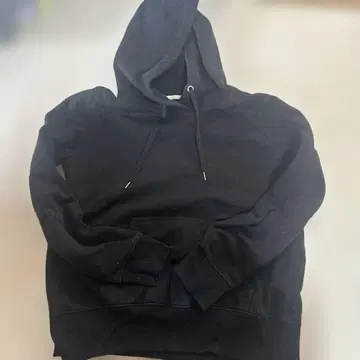GU 블랙 후드티 L 사이즈
