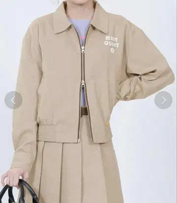 MARY QUANT 집업 자켓 베이지