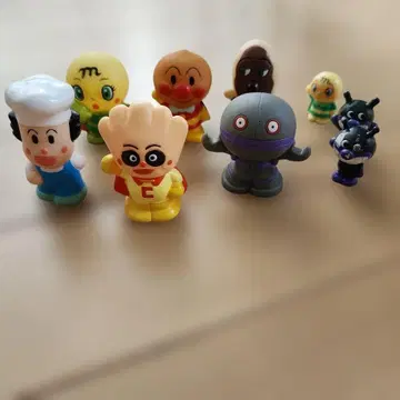 호빵맨 피규어 9체 세트 레트로