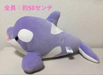 고베 스마 시월드 범고래 봉제 인형 오르카 복권 라벤더