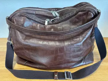 aniari 아니아리 악어 엠보 2way 보스턴 백 가죽 대용량