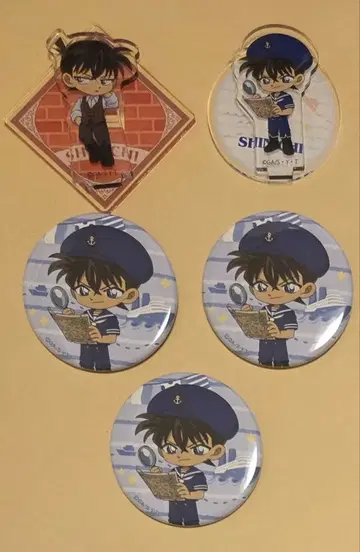 명탐정 코난 코난 카페 아크릴 스탠드 배지 쿠도 신이치