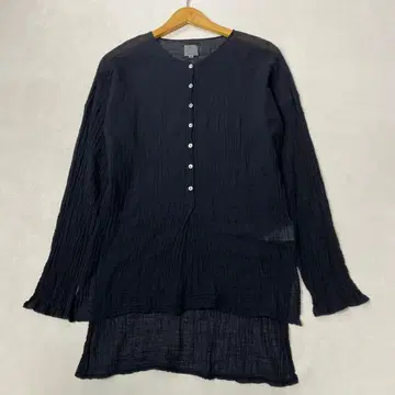 르 아틀리에 프랑세 데 콩페르시옹 별주 헨리넥 긴팔 셔츠