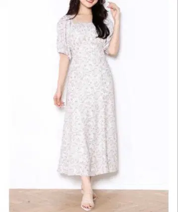 MERCURYDUO 프론트 스트랩 도트 원피스