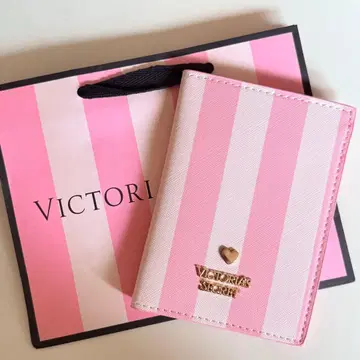 새상품 Victoria's Secret 여권 케이스 스트라이프 No.3