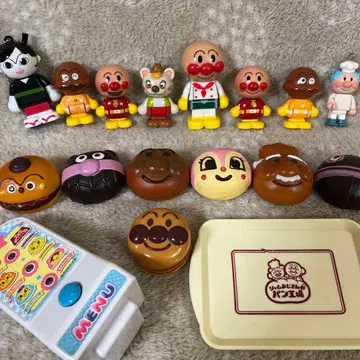 호빵맨 피규어 세트 & 빵 세트 & 아이스크림 가게 리모컨