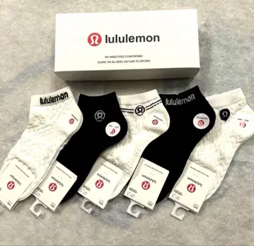 새상품 lululemon 여성 양말 5족 세트