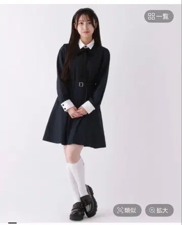 [ 졸업복, 발표회 ] repipi armario 허리 벨트 원피스