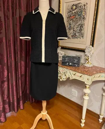 생 로랑 셋업 수트 스커트 6 자켓