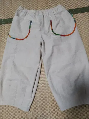 빈티지 원단 오비 사용 루즈핏 팬츠