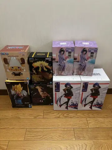 최신 프라이스 피규어 포함 8점 묶음 판매 원피스 베지트