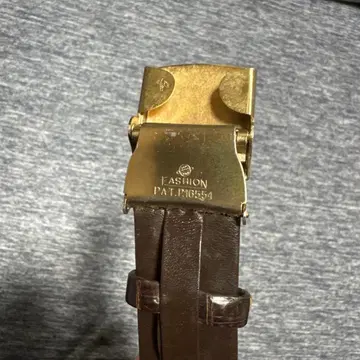 가죽 벨트 골드 버클