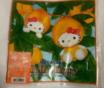 나가사키 한정 비파 키티 손수건