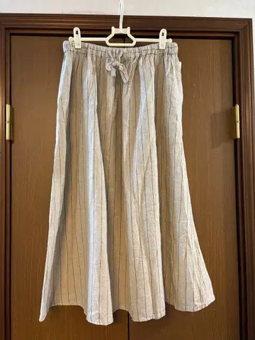 큐브 슈가 스트라이프 스커트 M 새상품 새상품급