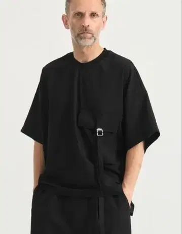 t셔츠 [UJOH HOMME / 우죠옴므] 별주 Belt Pocket