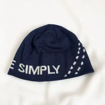 patagonia 니트 모자 네이비 LIVE SIMPLY