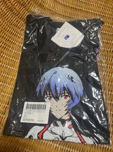 플래그스태프 에반게리온 아야나미 레이 T셔츠 블랙 L