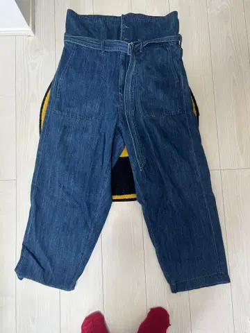 JOURNAL STANDARD TRISECT2 데님 팬츠 와이드 벨트