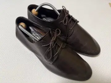 FERRAGAMO 페라가모 다크 브라운 레이스업 슈즈