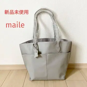 미사용 새상품 maile 마일레 토트백 라이트 그레이