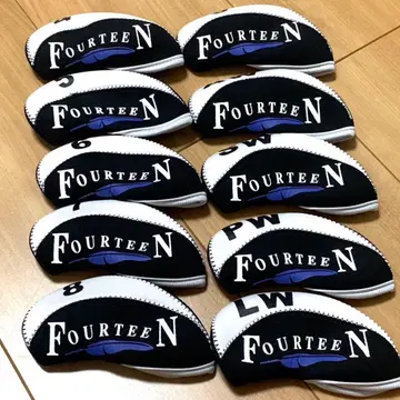 포틴 FOURTEEN 아이언 커버 10개 세트 화이트