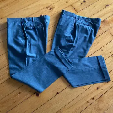 남성용 수트 슬랙스 2벌 비즈니스 정장 빅 사이즈 오더 원단