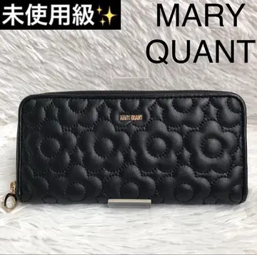 지갑 여성용 브랜드 장지갑 MARY QUANT 마리콴트 블랙