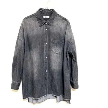 콜라주 개럴개런트 / 스내핑 데님 셔츠 여성용 M