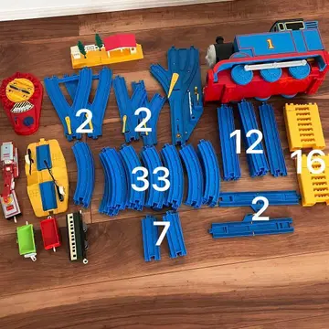 프라레일 종합 세트 큰 토마스 포함 소독 완료