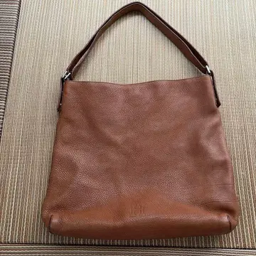 카멜 브라운 가죽 2way 숄더백 HIROFU 사선 크로스 ok