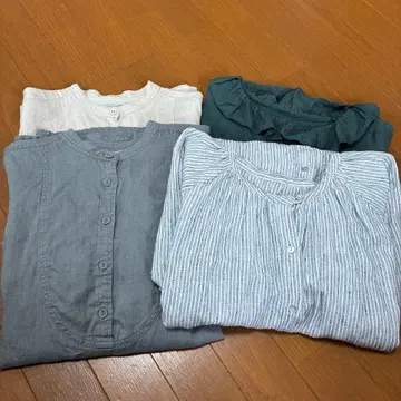 fog linen & nest robe 린넨 셔츠 4세트