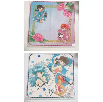 다카하시 루미코 란마 1/2 이츠데모 원작 그림 타월 손수건 2개 세트