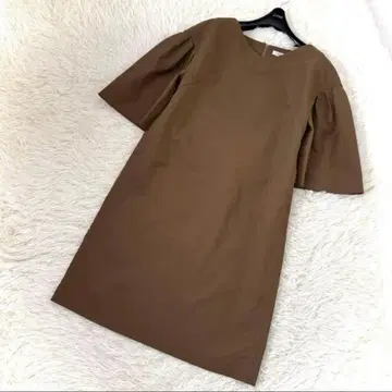 인기 어도어 트리아세트윌 플레어 슬리브 원피스 38 카키 벨트