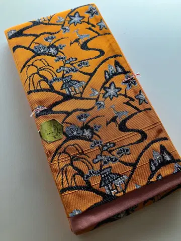 [ 새상품 ] 키류 직물 코부쿠로 오비 ( 반폭 오비 )