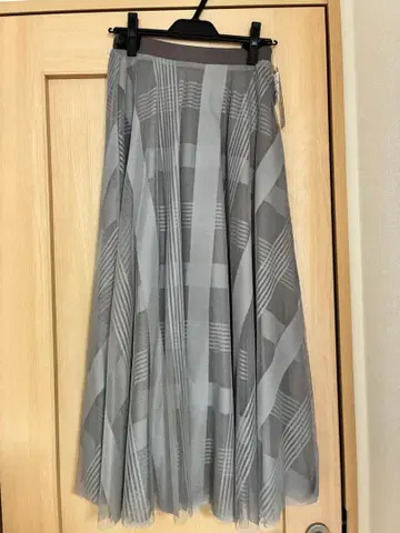 [ 미사용 택 포함 ] Soeur7 야마다야 샤샤 스커트 롱 체크