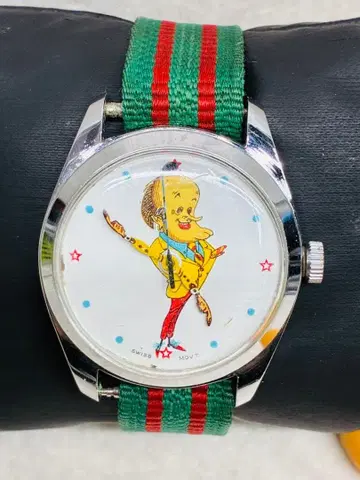 빈티지 스위스 코미디언 밥 호프 (Bob Hope) 수동 와인딩 손목시계